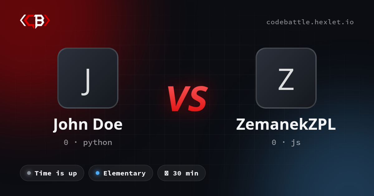 Hexlet Codebattle • Game for programmers