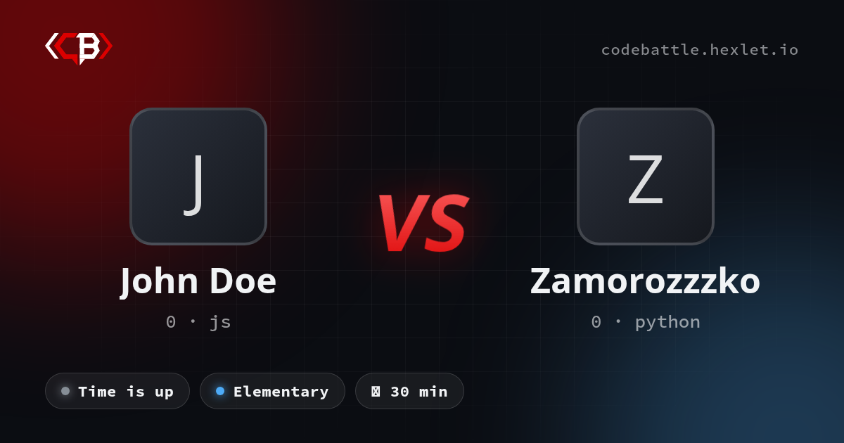 Hexlet Codebattle • Game for programmers