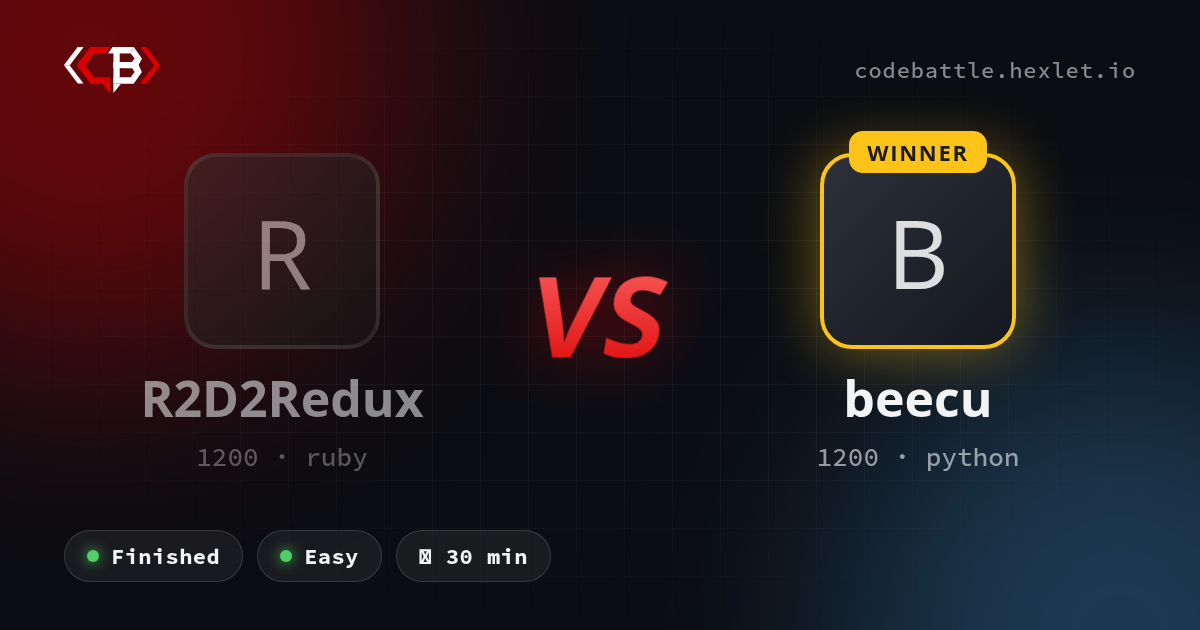 Hexlet Codebattle • Game for programmers