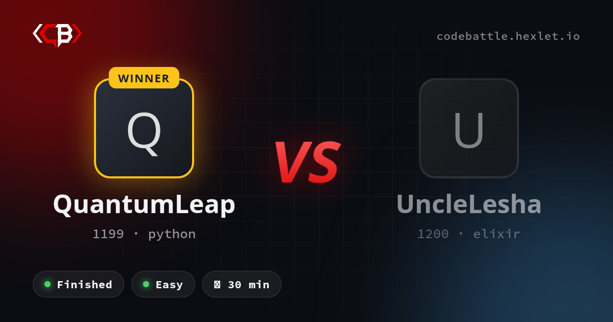 Hexlet Codebattle • Game for programmers